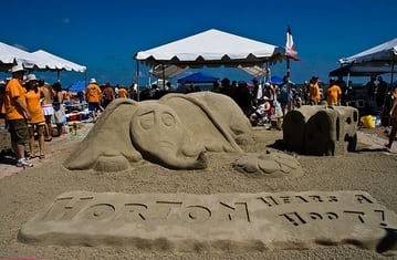 Galveston sandcastle competition