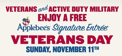 Veterans Day 2012: Free Meals for Veterans & Military at Houston Restaurants