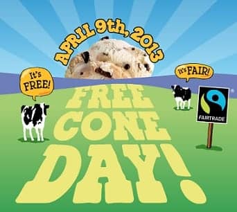 Ben & Jerry's: Free Cone Day April 9, 2013