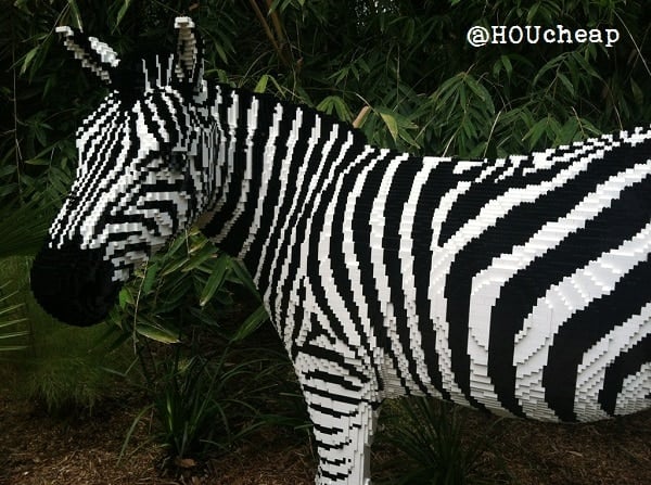 New LEGO Safari Exhibit at Houston Zoo: Animals Assembled 