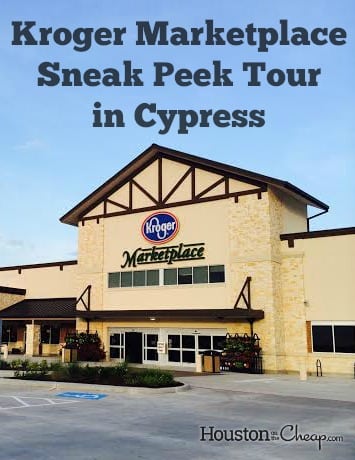 Kroger Marketplace Sneak Peek Tour in Cypress