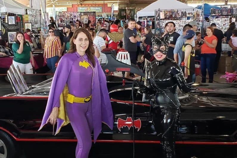 Batmobile at Traders Village Houston Comicon