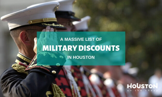 Best military discounts in Houston – Verified deals on cars, restaurants, hotels, and retail near you!
