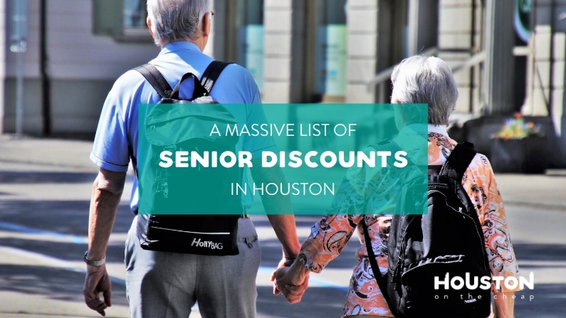 A Massive List of Senior Discounts in Houston