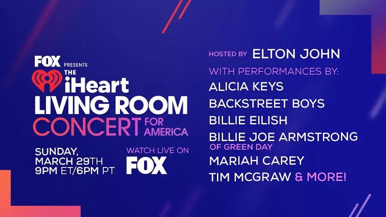 Is Iheart Living Room Concert Live