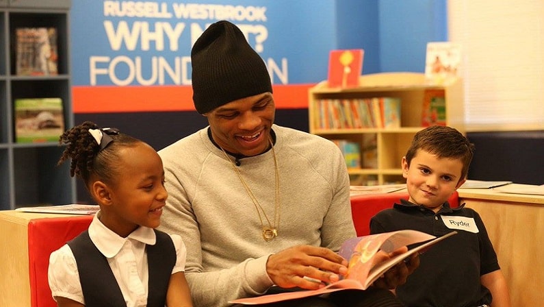 Rockets Star Russell Westbrook Buys 650 Laptops to Help Local Students Learn from Home