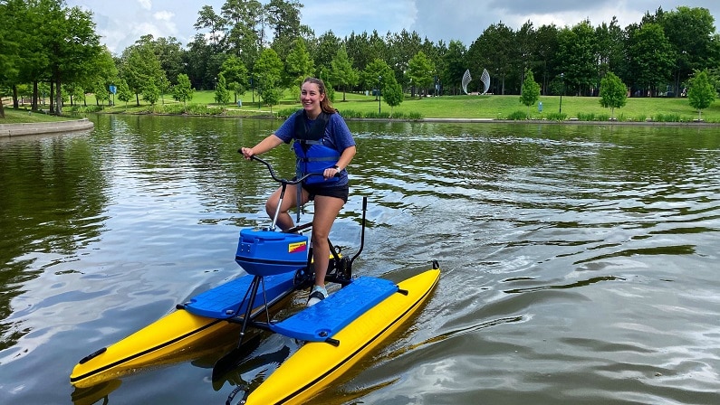 woodlands water bike rentals