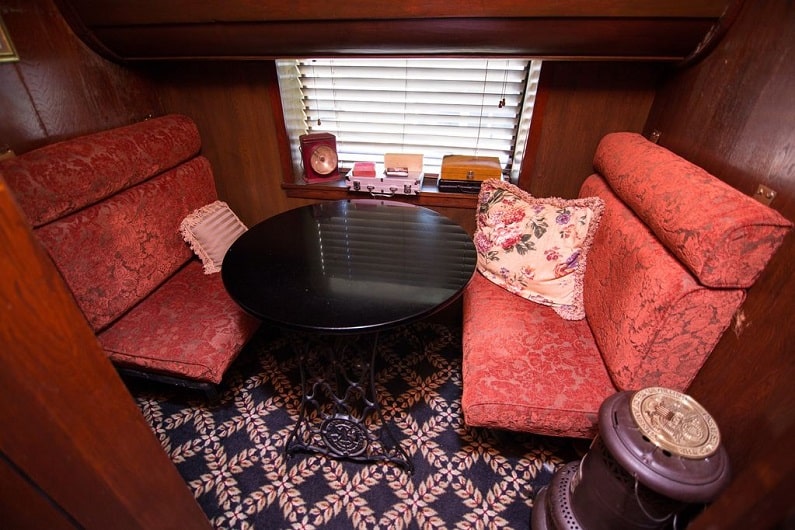 You Can Spend the Night in a Presidential Train Car in Fredericksburg