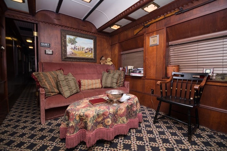 You Can Spend the Night in a Presidential Train Car in Fredericksburg