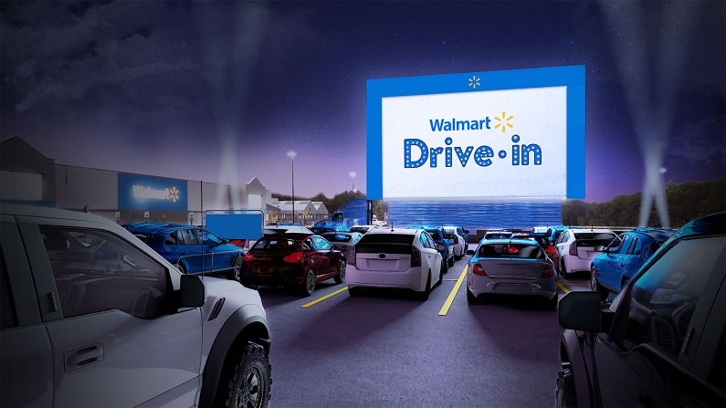 Walmart Parking Lots Will Transform into Drive-In Theaters This Summer