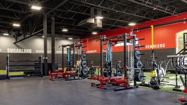 the gym space at D1 Training