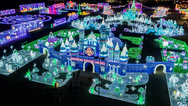 Magical Winter Lights 2021: Christmas Light Show Festival in Houston
