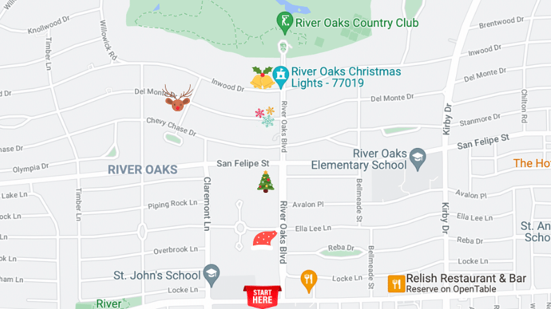 Christmas Lights in River Oaks, Houston - 2021 Guide For Best Times To Visit, Map, Tours & More!