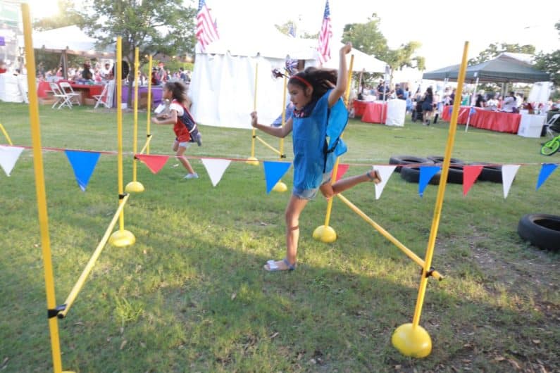 Kids games at Freedom Over Texas July 4 event in Houston