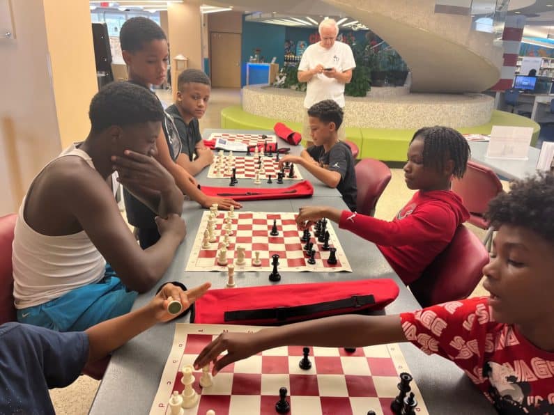 Chess Club at the Rosenberg Library