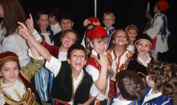 Greek Festival in Houston - child dancers