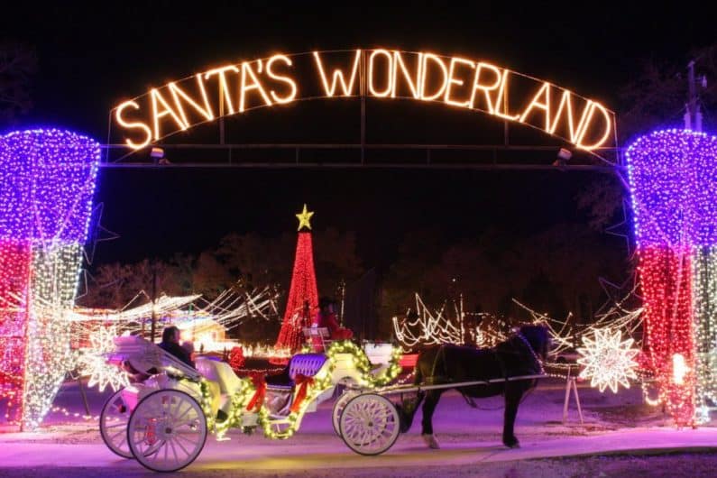 Christmas Lights Houston 2022 - Santa's Wonderland in College Station