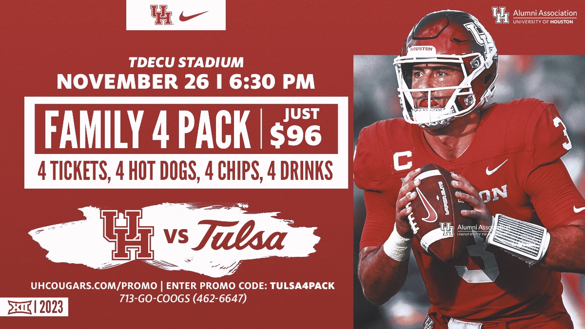 Free Ticket Giveaway for UH vs Tulsa Game this Weekend!