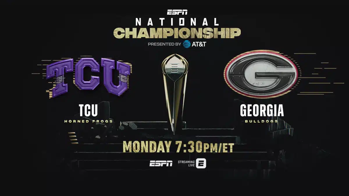 Watch College Football Championship for free without cable