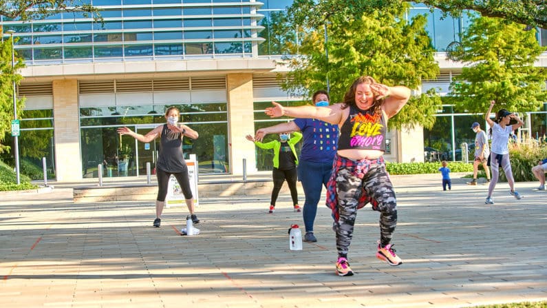 Free Fitness Classes in Houston - Zumba by Tiny Fitness