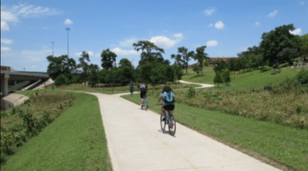 Houston Bike Trails - Brays Bayou Greenway Trail