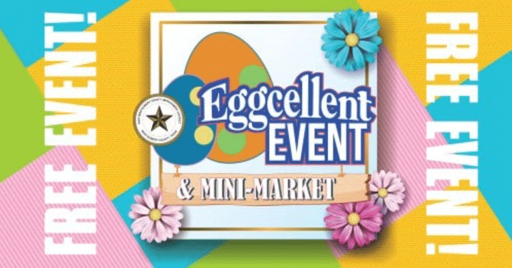 Easter Egg Hunt Houston 2023 - Eggcellent Event and Mini Market at Don Ford Stadium