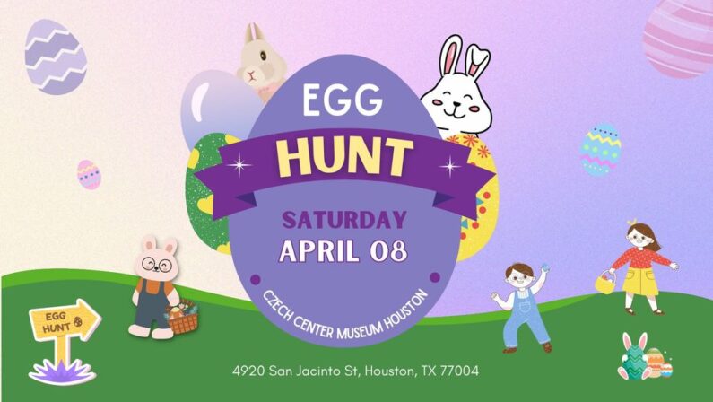 Houston Easter Egg Hunt - Egg Scavenger Hunt at Czech Center Museum Houston