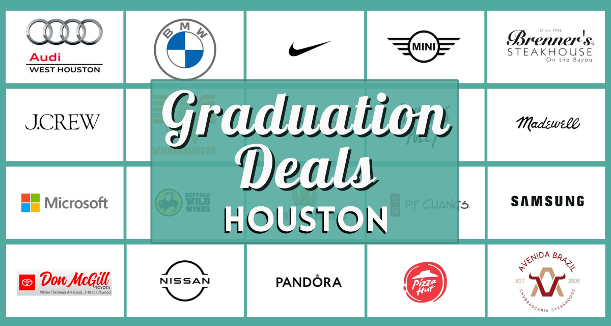 Graduation gift ideas Houston – over 40 verified graduation sale, freebies & discounts from local restaurants & stores near you!