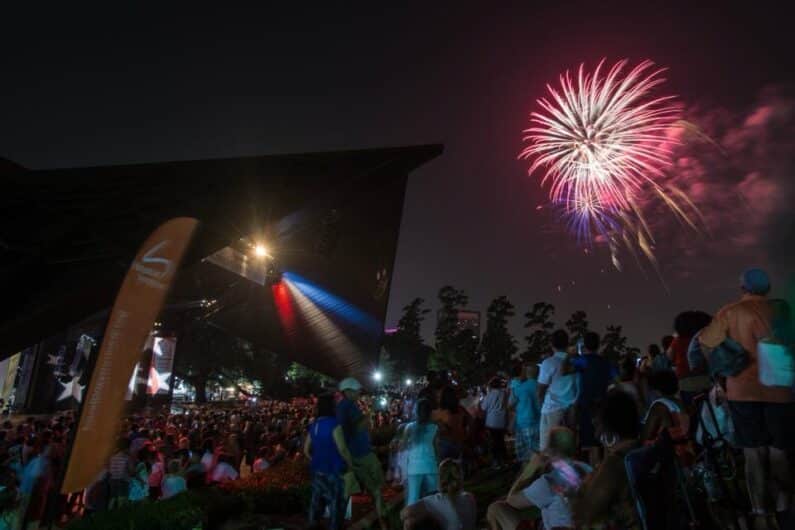 4th of July Fireworks in Houston - Star Spangled Salute Produced By Houston Symphony
