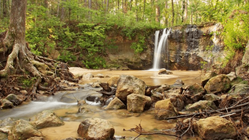 Waterfalls in Texas - Hog Creek Falls East