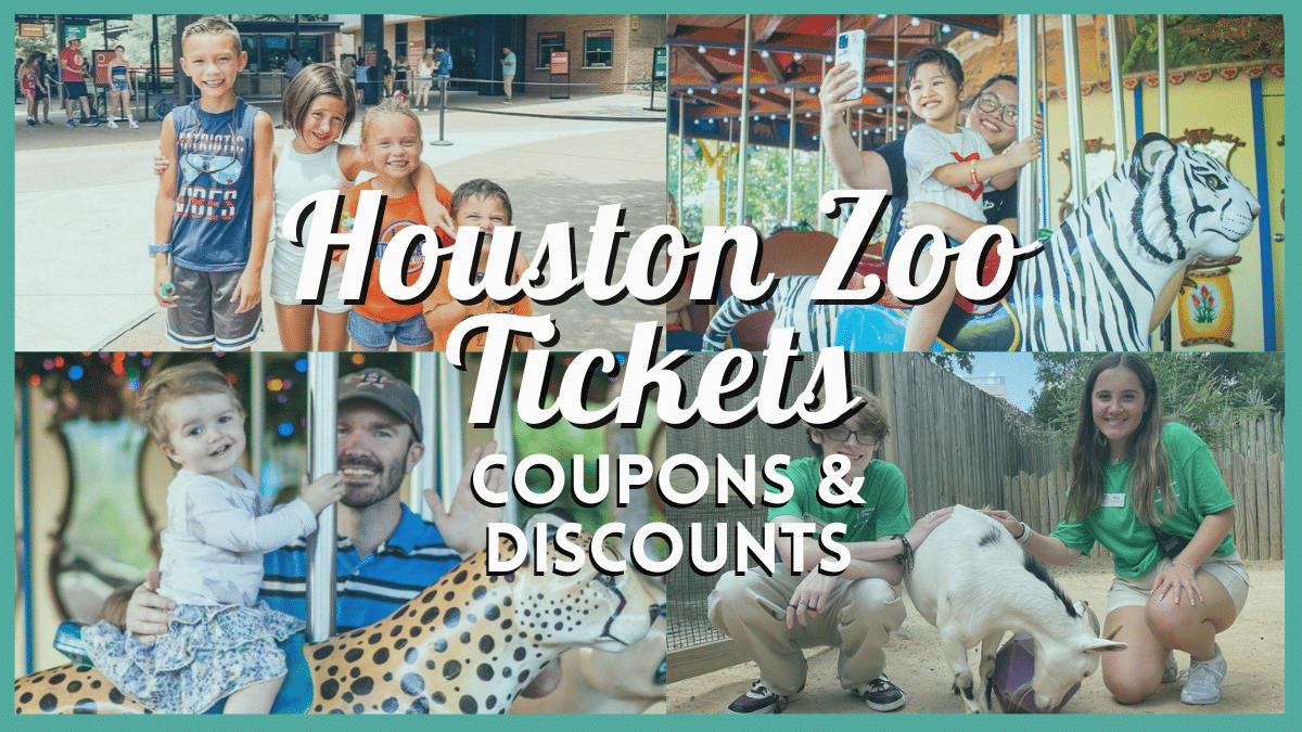 Houston Zoo Tickets - 10 Ways to Save Big Using Coupons, Discounts & more!
