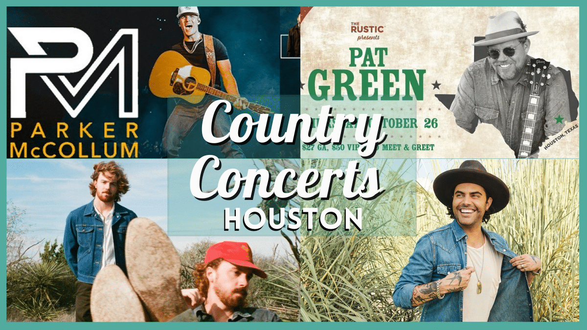 Country Concerts in Houston This Weekend of October 26, 2023