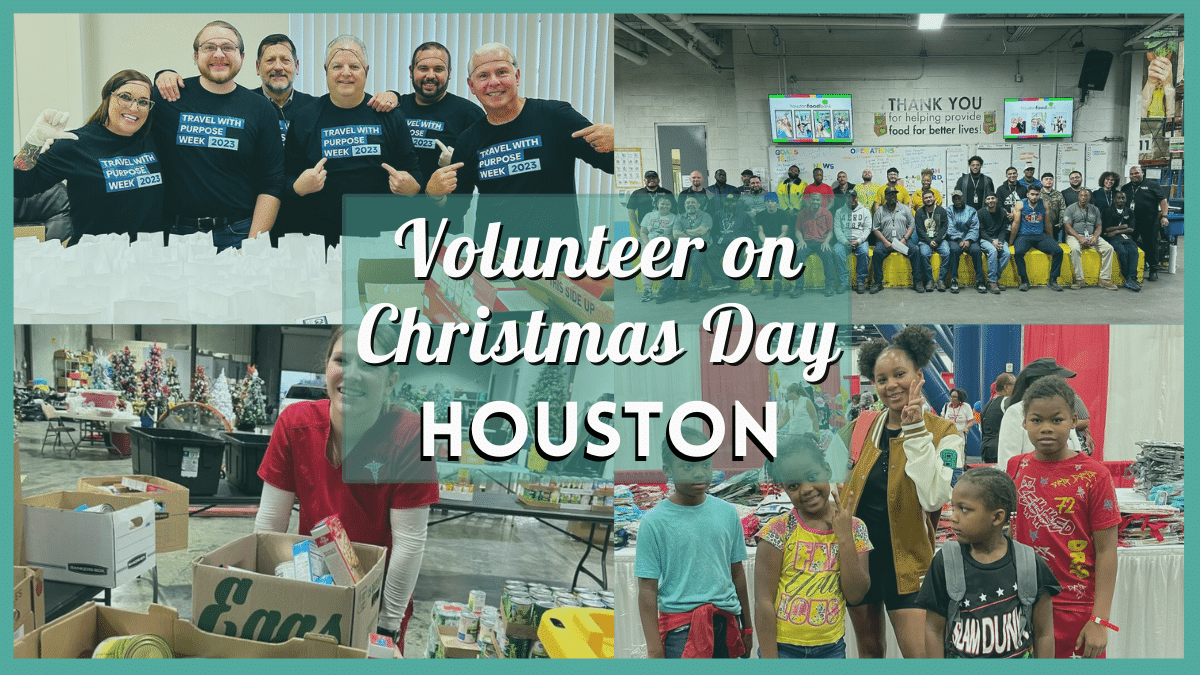 Volunteer on Christmas Day Houston 2023