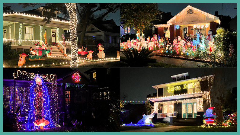 Christmas lights Houston