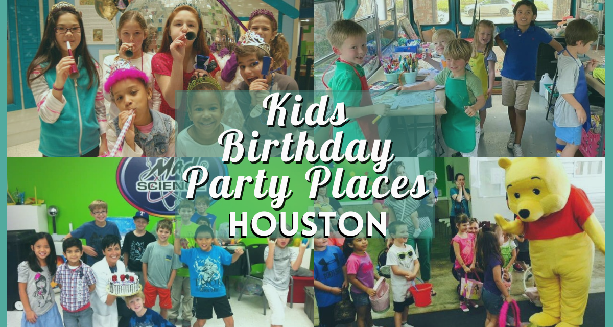 Kids Birthday Party Places Houston – 15 Venue Ideas for Your Next Children’s Party!