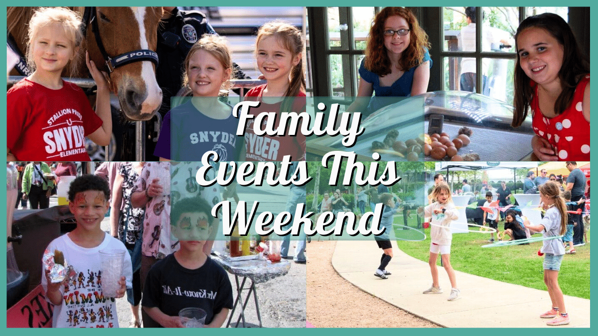 Things to do in Houston with Kids this Weekend of April 19 Include The Grand Kids Festival, Picnic in the Park Earth Day Celebration, & More!