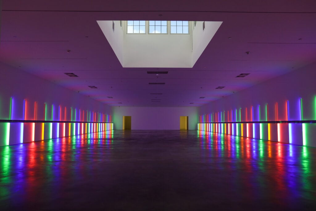 Free Art, Full Heart: Discovering The Menil Collection in Houston 12 Dan Flavin Installation at The Menil Collection Houston