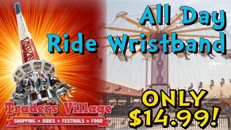 Traders Village Houston Wristband Promotion