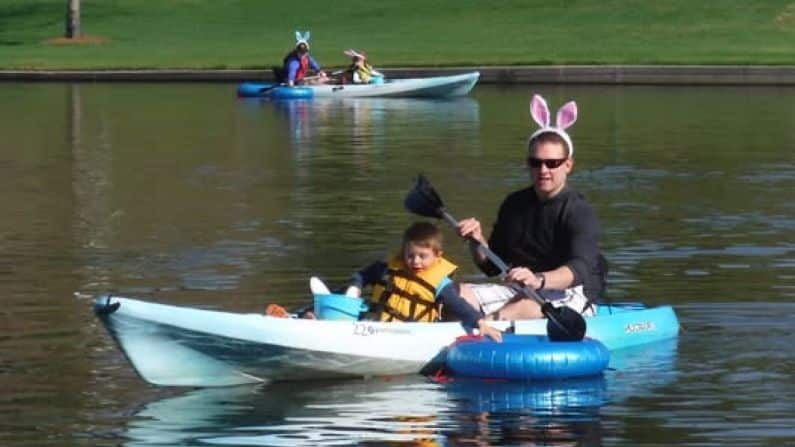 Easter Egg hunt Houston | Kayak Egg Hunt