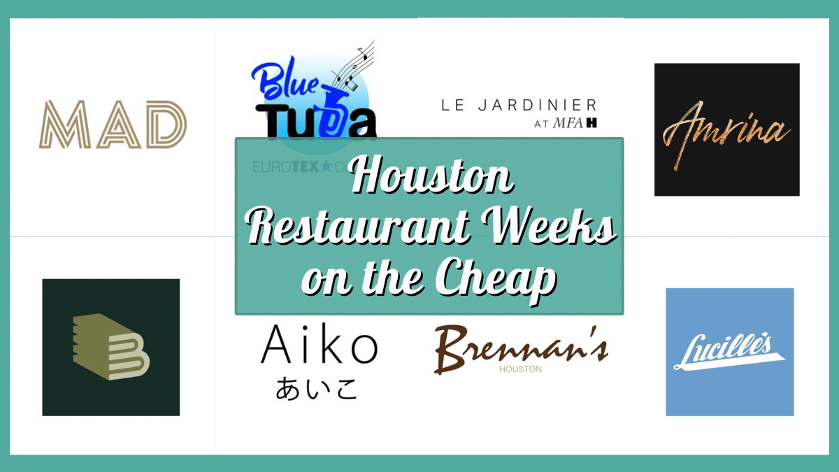Houston Restaurant Weeks Deals - Collage