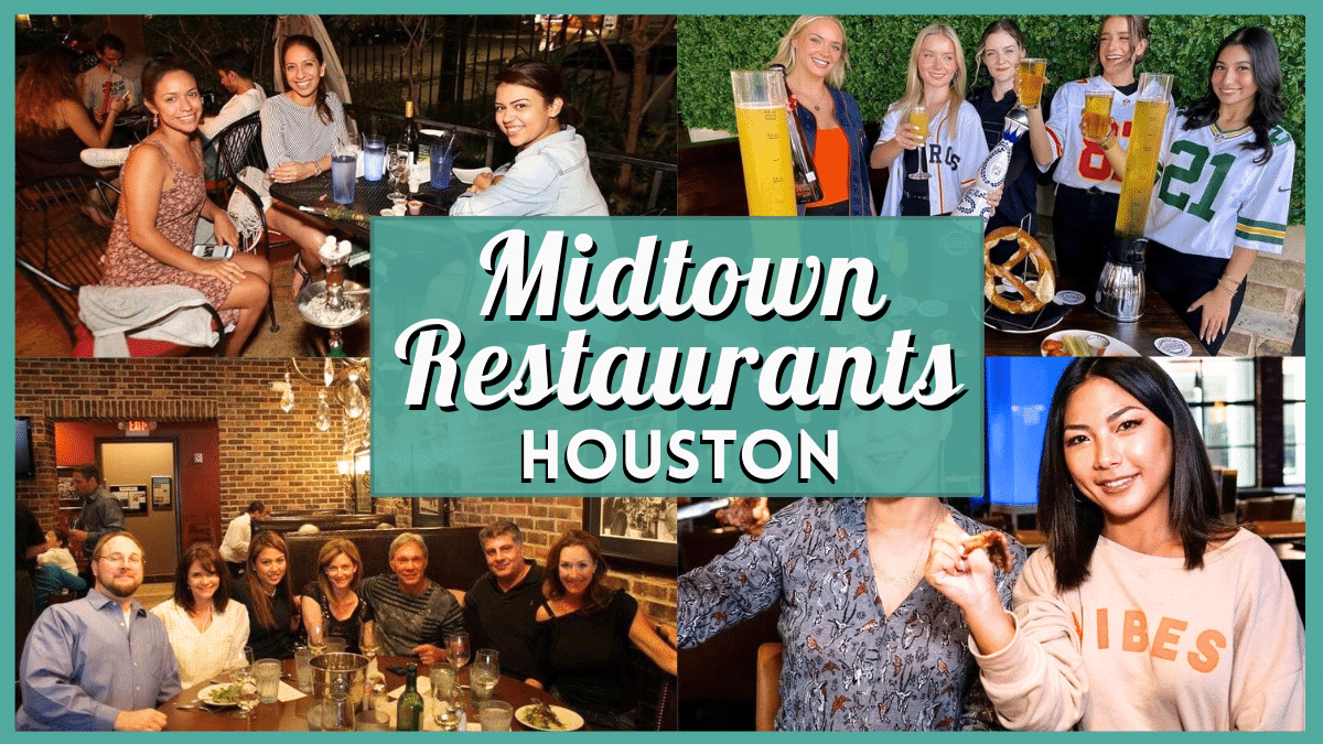 Midtown Houston Restaurants - Collage
