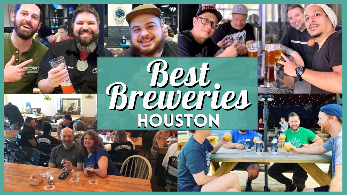 Breweries in Houston: Best Local Breweries & Taprooms 1 Breweries in Houston - Collage