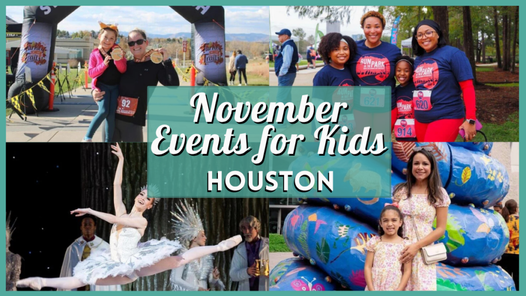 Kids Events in Houston in November 2025 - Collage