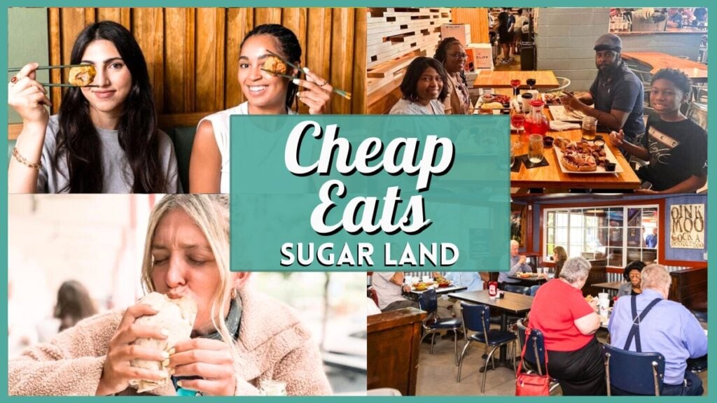 10 Best Cheap Eats Sugar Land: Top Affordable Restaurants 1 Cheap Eats Sugar Land - Collage