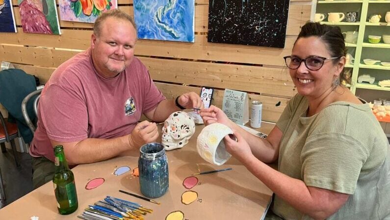 Date night ideas Galveston - Clay Cup Studios
