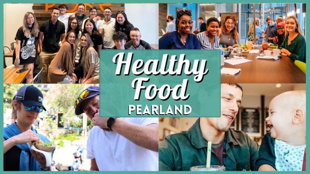 Healthy Food in Pearland Texas - Collage