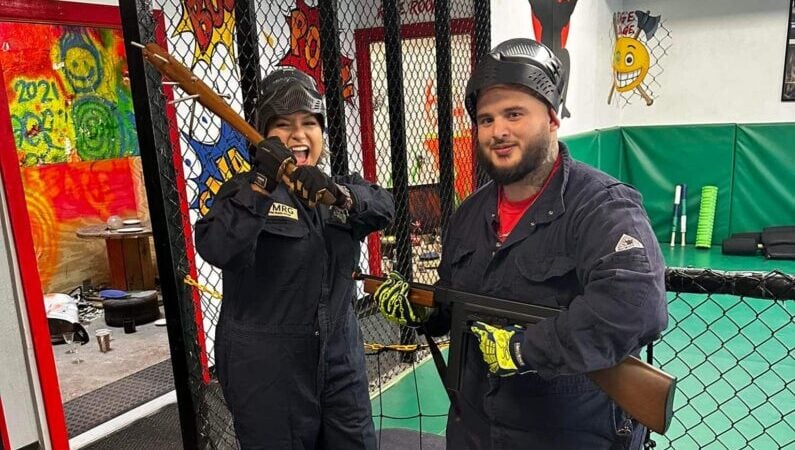 Date night ideas Galveston - Rage Cage Galveston