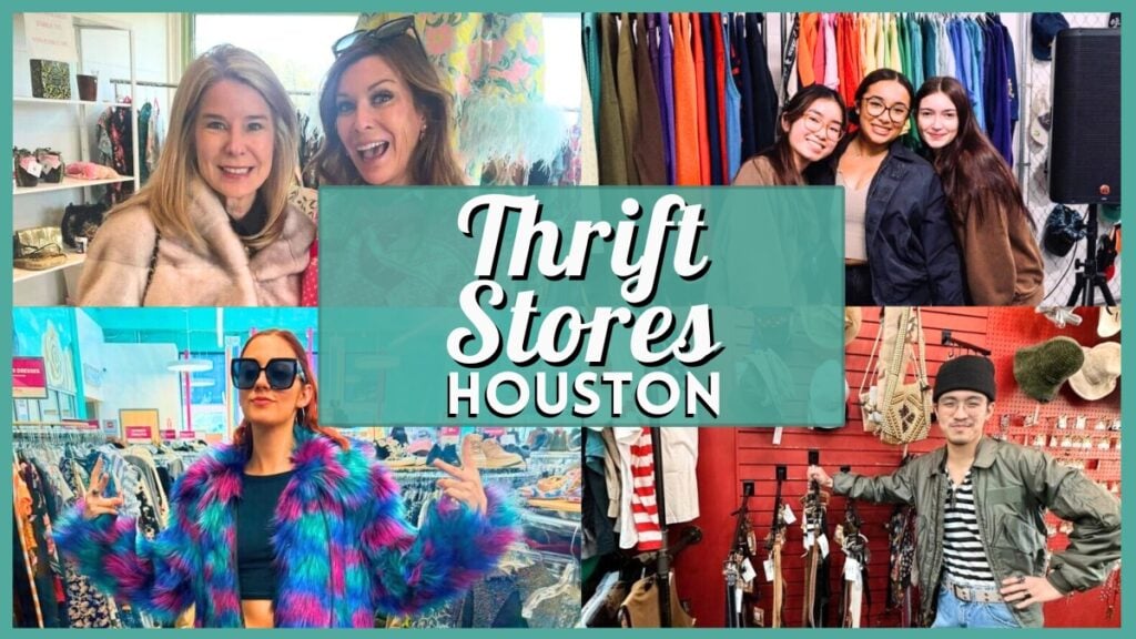 Thrift Stores in Houston - Collage