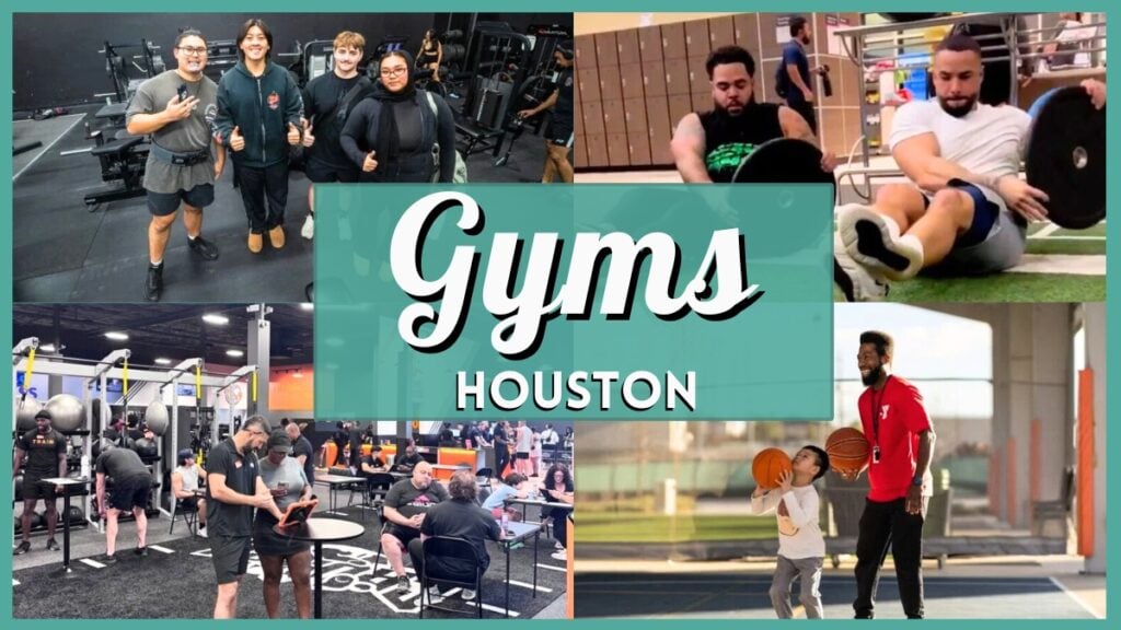 gyms in Houston TX - Collage