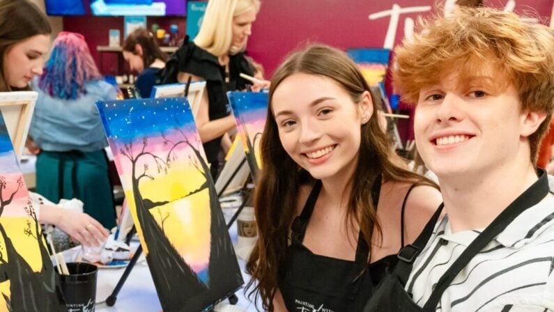 Date Night Ideas League City - Painting with a Twist